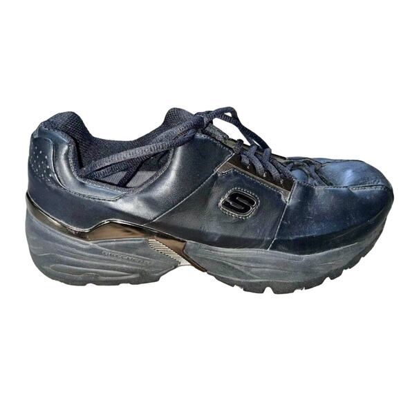 Skechers Mens Sport Performance Athletic Shoes Size 11.5 Black No Wear On Treads - Picture 6 of 10